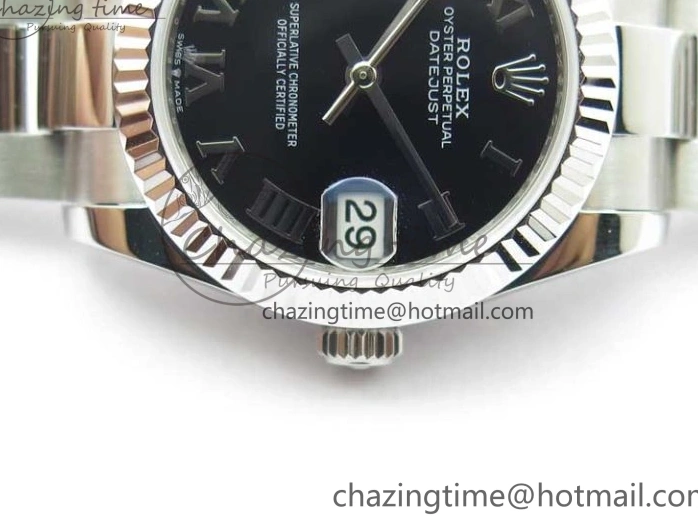 0411 Datejust 31mm 278271 SS BP Maker Best Edition Black Roman Dial on Oyster Bracelet SportInspired 2754